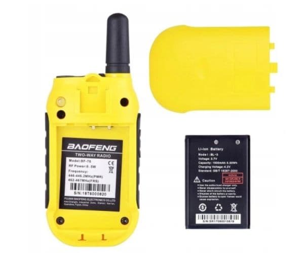 Baofeng BF-T6 Panda Gul walkie-talkie