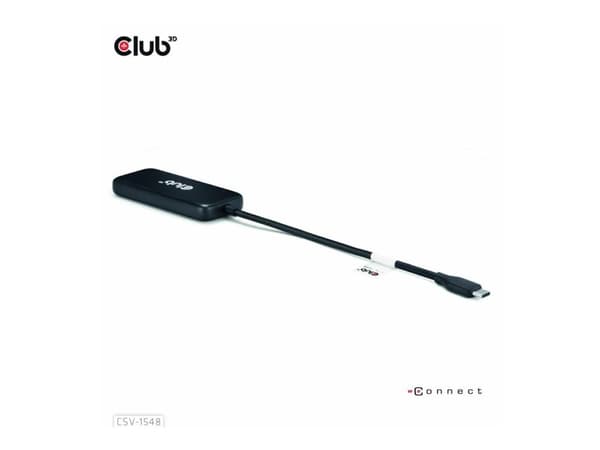 Club 3D CSV-1548 - Hub - 4 x USB 3.1 Gen 2 - stasjonær