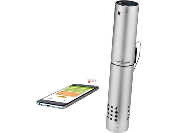 ProfiCook PC-SV 1159, Sort, Sølv, 40 °C, 90 °C, Berøringskontroll, 99 timer, LED