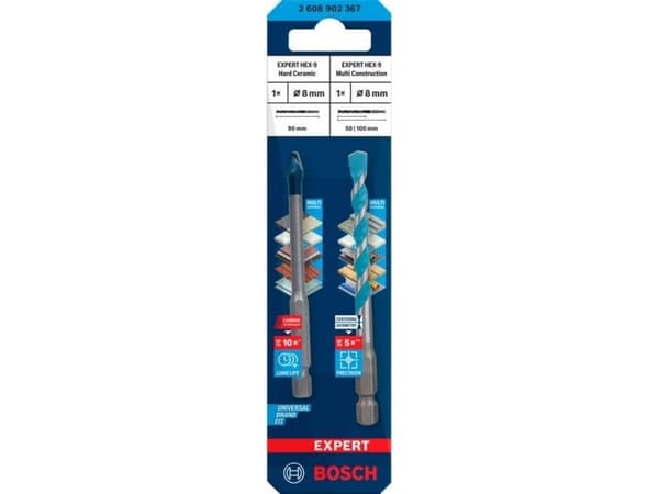 Bosch BORSÆT HEX CERAMIC OG MULTI 8MM