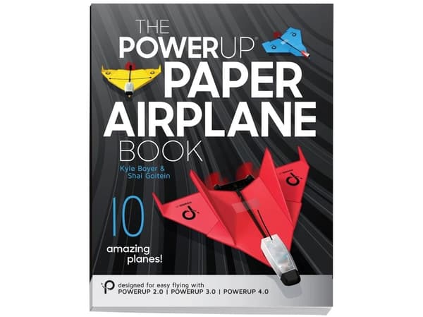 POWERUP pappersflygplansbok