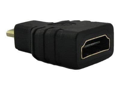 Qoltec - HDMI-sovitin - mikro HDMI han til HDMI hun