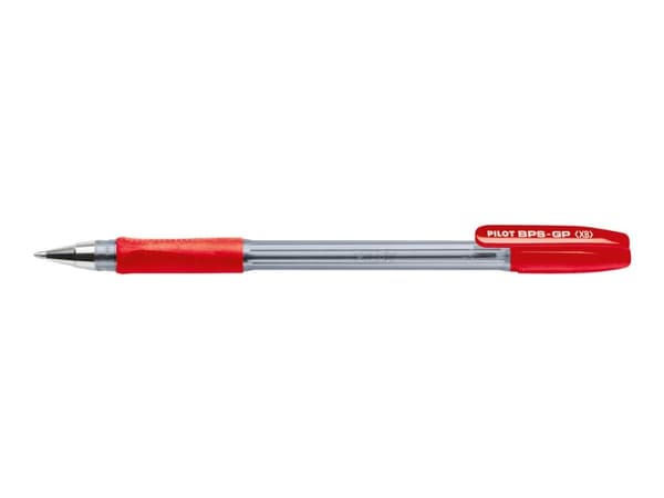 Pilot BPS-GP - Kulepenn - rød - oljebasert blekk - 1.6 mm - ekstra bred