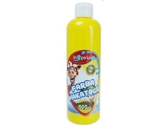 Poster paint gul 500 ml