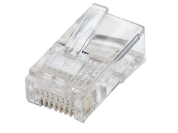 Intellinet 502375, RJ-45, Transparent, Guld, 100 styck