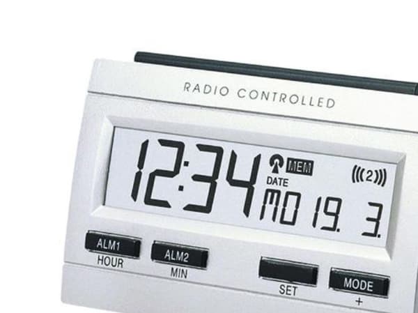 Techno Line 02991 Radioväckarklocka Silver Alarmtider 2