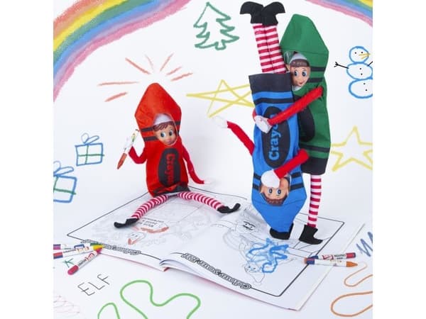 A4 Elf Colouring Book 48 pages with Sticker Sheet CDU