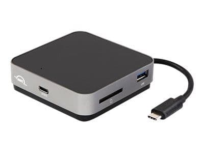 OWC Travel Dock E - Mini-dock - USB-C 3.2 Gen 1 / Thunderbolt 3 - HDMI - 1GbE