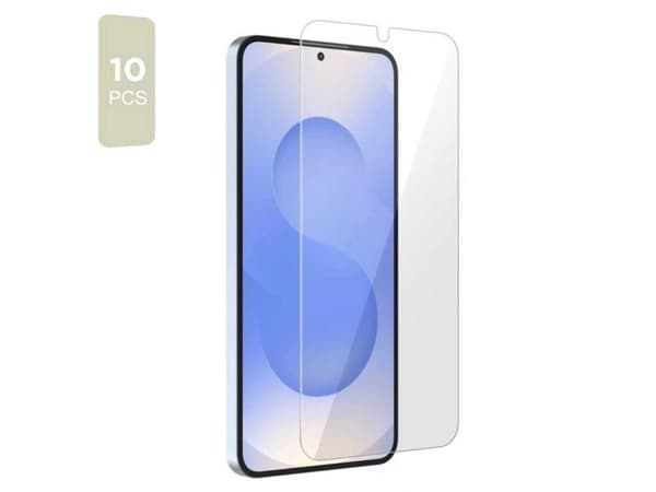 CLEAR Tech-Protect Tempered Glass Bundle 10-pack for Samsung Galaxy S24/S25
