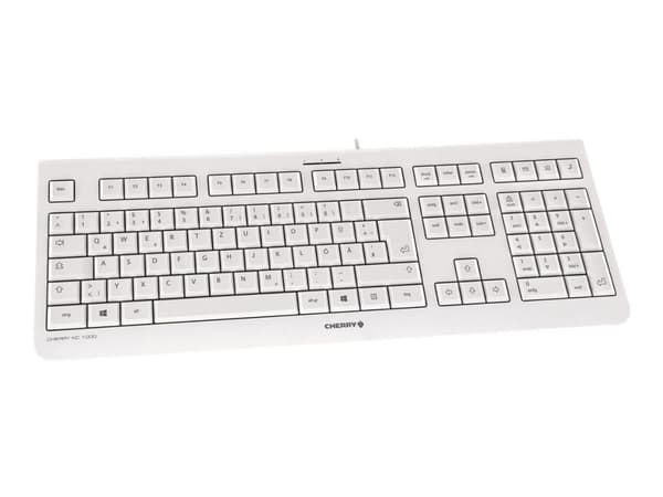 CHERRY KC 1000 - Tastatur - Pan Nordic - lysegrå
