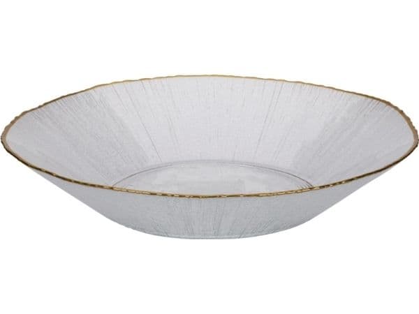 Ukjent bolle, gull/hvit, 30 cm
