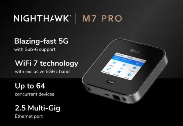 NETGEAR Nighthawk M7 Pro - 1GbE - 5G