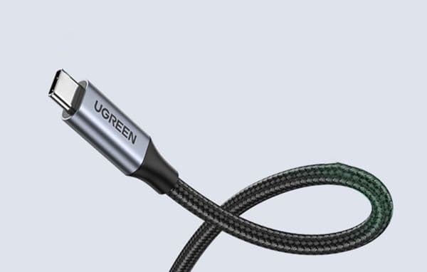 Ugreen USB-kabel USB-C til USB-C 0,5 m svart (80810B)