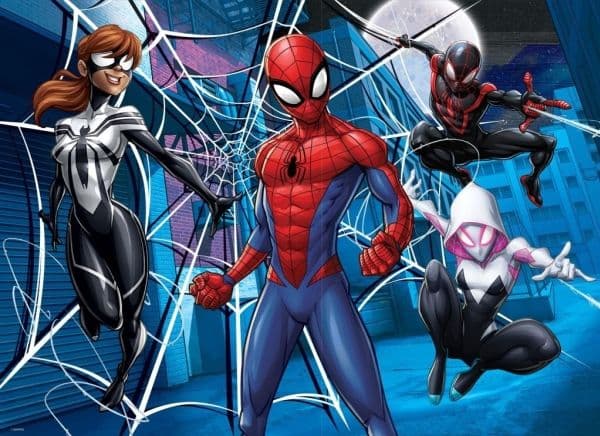 Lisciani LISCIANI MARVEL PUSSEL DF MAXI FLOOR 60 SPIDERMAN