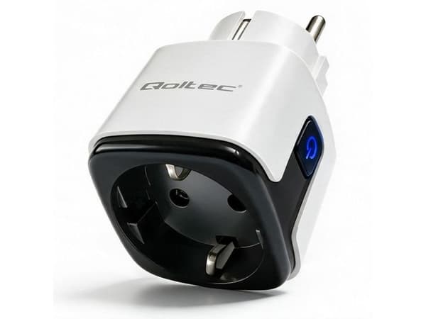 Qoltec 16A Wi-Fi Outlet | Timer | Wattmeter