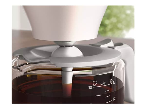 Philips Café Gourmet HD5416 - Kaffemaskin - 15 koppar - vit
