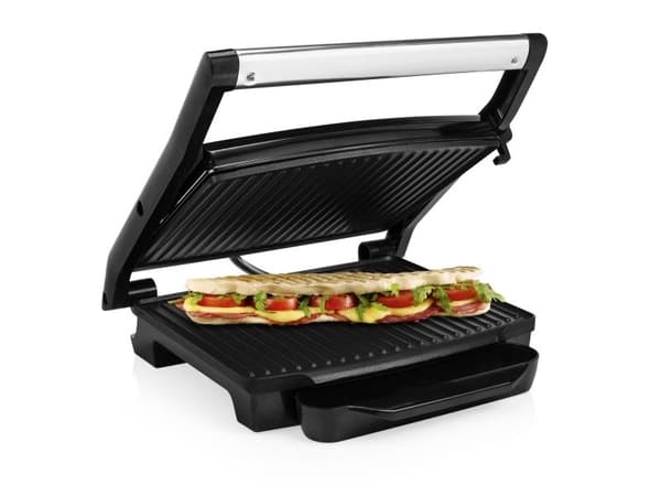 Princess 112415, Sort, Rustfritt stål, Rektangulær, Griddle, 300 x 240 mm, Låsbart lokk
