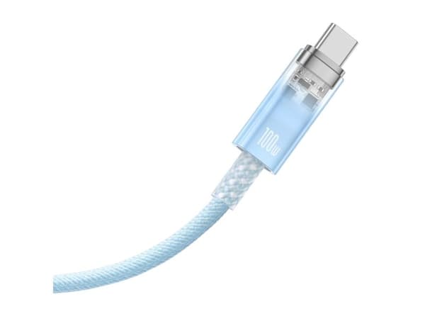 Baseus USB-C til USB-C kabel - 1 m - blå