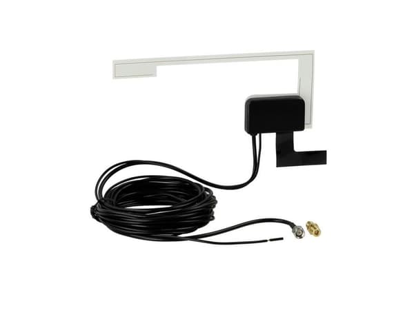 On-glass DAB/DAB+ antenn SAM(m)/SMB(f) 12V extern