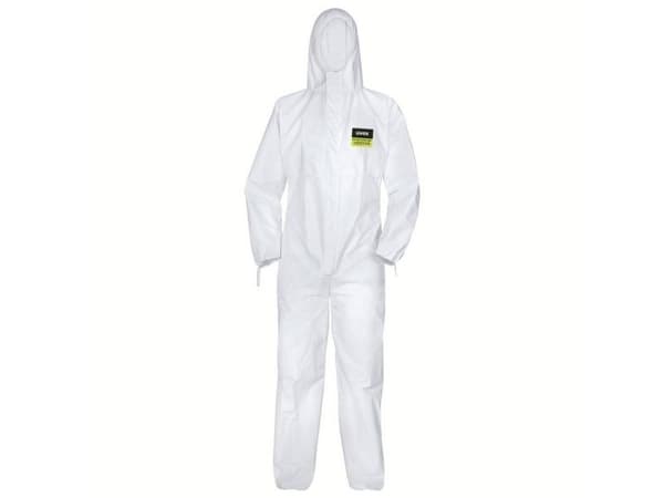 Uvex 88497, vit, 3XL, SML, polypropen (PP)