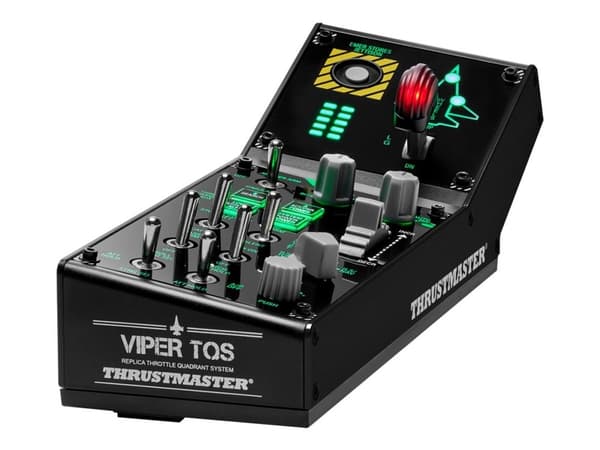 Thrustmaster Viper Panel, Lentosimulaattori, PC, Analoginen/Digitaalinen, Langallinen, USB, Musta