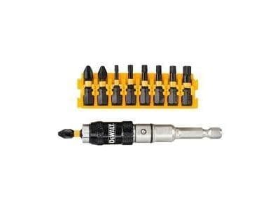 DeWALT - Bit holder set - 10 delar - längd: 25 mm