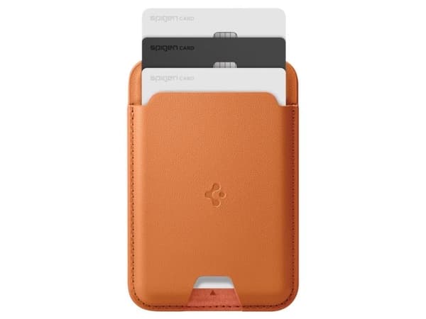 Spigen magnetisk lommebok Spigen Valentinus MagSafe oransje