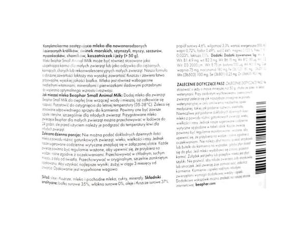 Beaphar maito pieneläimille - 200g