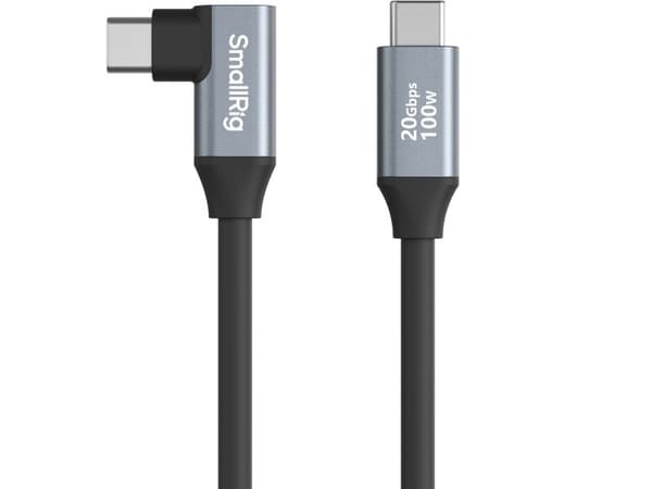 SmallRig 4791, 0,6 m, USB C, USB C, 20 Gbit/s, Svart, Grå