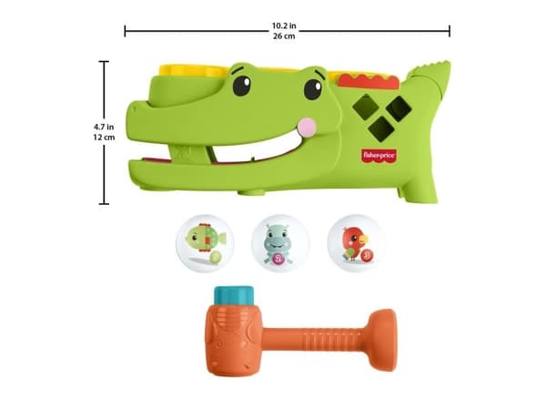 Fisher-Price Tap & Roll Alligator