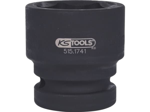 KS Tools 515.1741, Kraftpipe, Sort, 1 hoder, 1", Metrisk, 41 mm