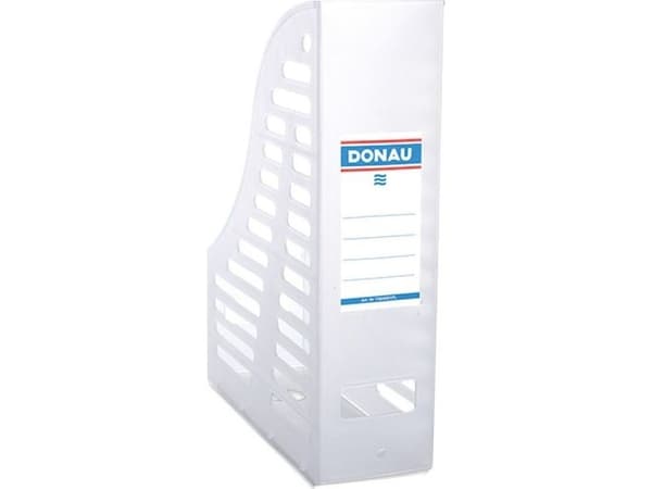 Donau dokumentholder PP A4 sammenleggbar hvit