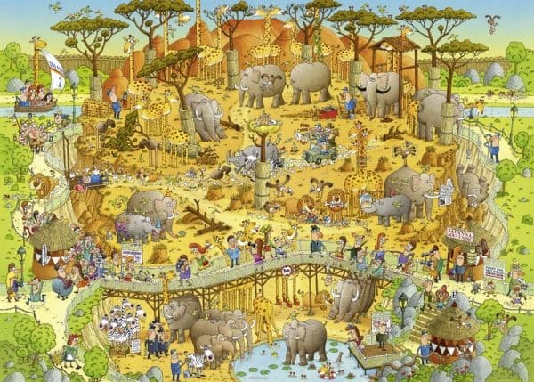 Heye Puzzle 29639, 1000 kpl, Eläimet