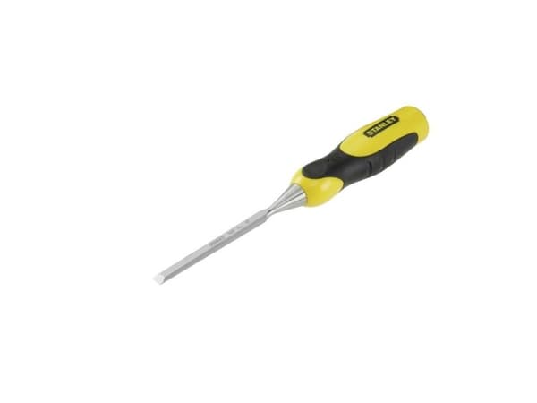 Stanley 0-16-871, Bred meisel, Meisel skjær, Stål, Sort, Gult, Ergonomisk, 8 mm