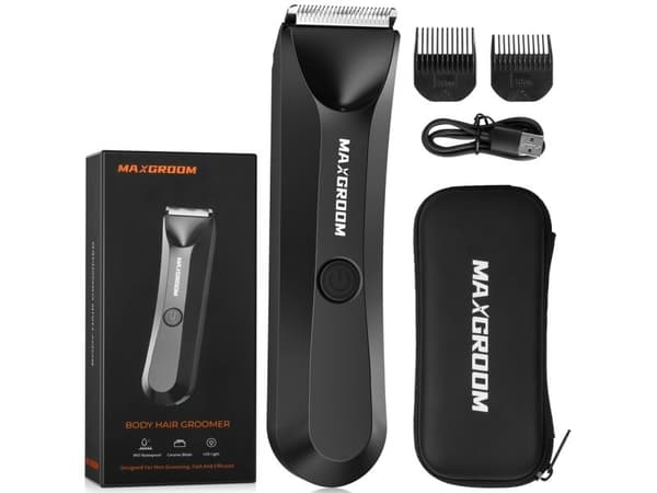 MAXGROOM RFCD-9087 multifunksjonell trimmer med LED-lys - svart