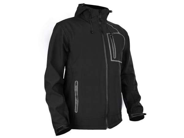 Venner herre softshell-jakke Str_027_ sort str. XL
