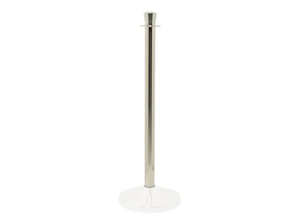 Avspärrningsstolpe Securit H100 cm utan bas krom
