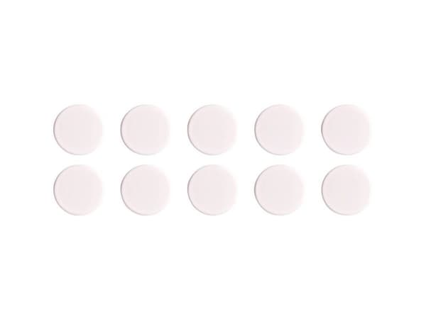 magnetoplan Magnet Basic Series (Ø) 32 mm rund Vit 10 st 1863200