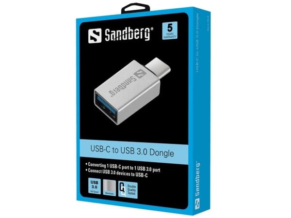 Sandberg - USB-adapter - USB-C (hann) til USB-type A (hunn) - USB 3.1 Gen 1