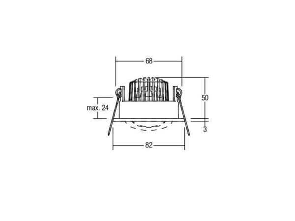 Brumberg 12353073, 3 K, 730 lm, IP65, Hvit