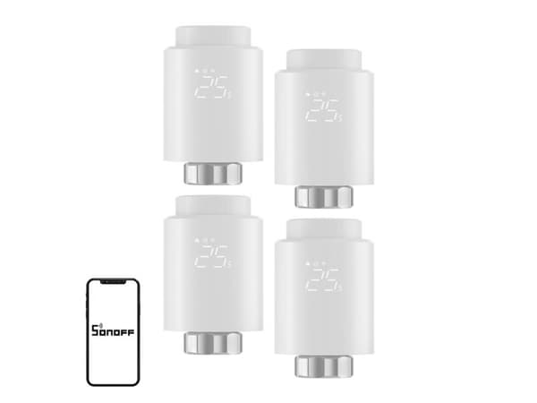 SONOFF ZigBee TRVZB -termostaattipää, 4 kpl:n pakkaus