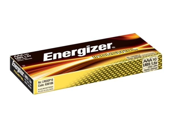 Energizer Industrial - Batteri 10 x AAA - Alkalisk