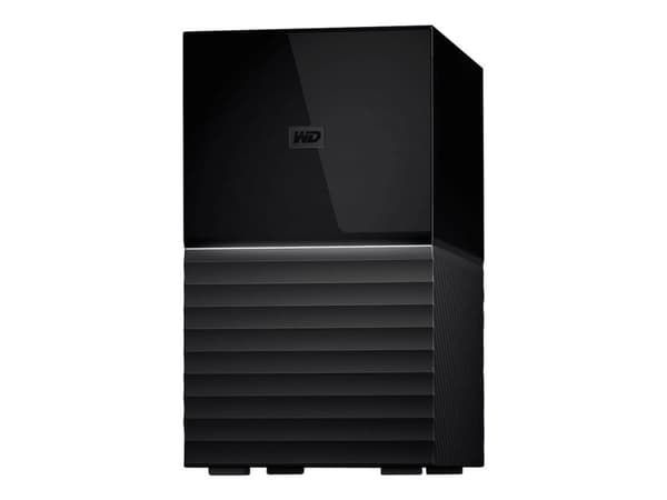 WD My Book Duo WDBFBE0280JBK - Harddiskarray - 28 TB - 2 brønner - HDD 14 TB x 2 - USB 3.1 Gen 1 (ekstern)