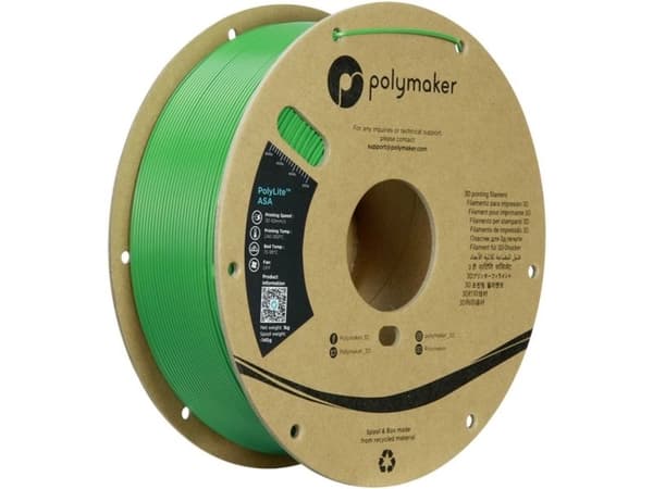 Polymaker PolyLite ASA muovit 1kg 1.75mm - Žalias