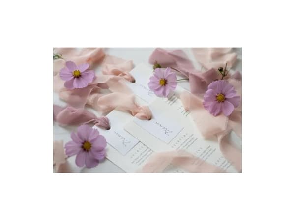 Rosa chiffongband, 40 mm