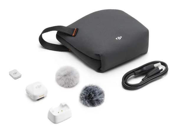 DJI Mic Mini Transmitter - Mikrofon - arktisk hvitt