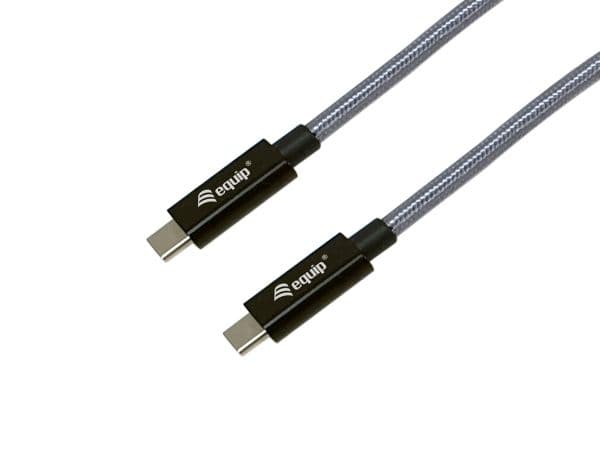 Equip 128426, 1 m, USB C, USB C, USB 3.2 Gen 2x2, 20 Gbit/s, Sort