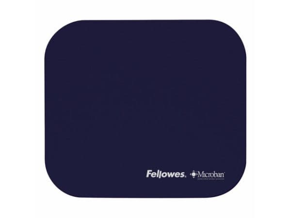Fellowes Mouse Pad with Microban Protection - Musematte - marineblå