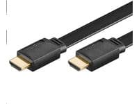 MicroConnect - HDMI-kabel - HDMI hann til HDMI hann - 5 m - flat