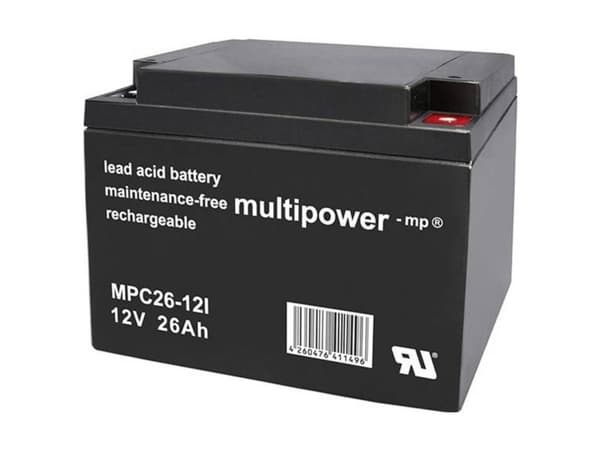 multipower MPC26-12I blybatteri 12 V 26 Ah